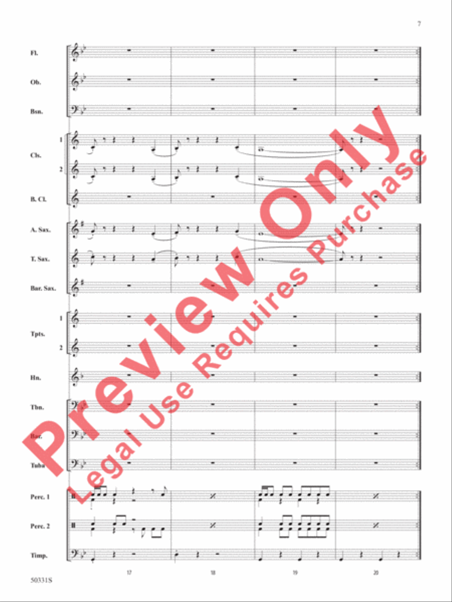 March to Nowhere March to Nowhere Concert Band scores gallery preview page 8
