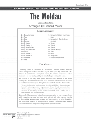 The Moldau: Score