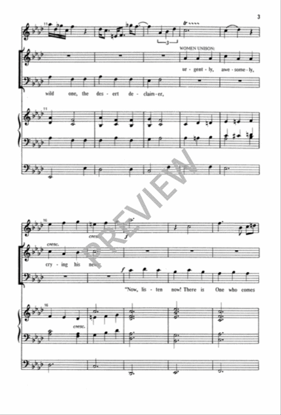 The Advent Herald - SATB edition 4-Part scores gallery preview page 4