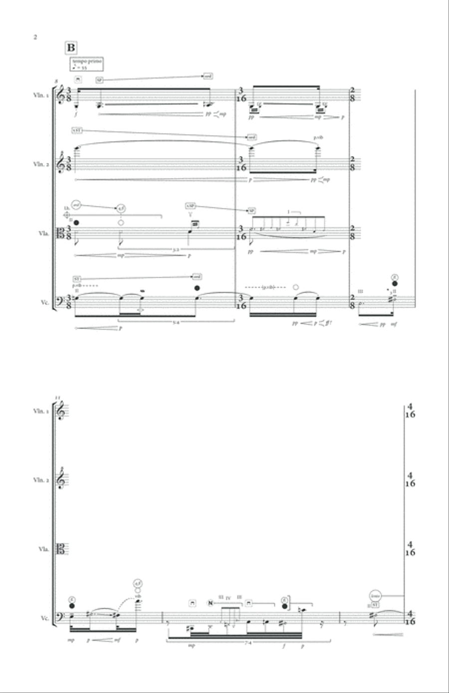 Corpo Confesso String Quartet scores gallery preview page 6