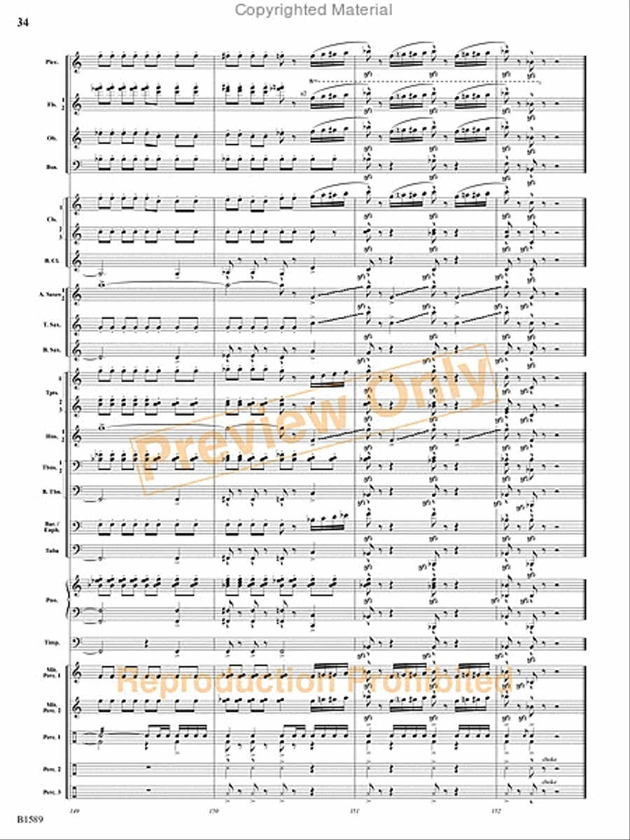 Pulse Concert Band scores gallery preview page 35
