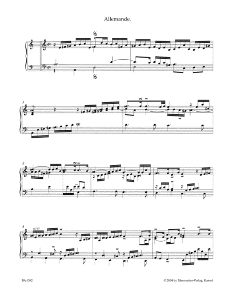 Sämtliche Clavierwerke, Band II Harpsichord scores gallery preview page 2