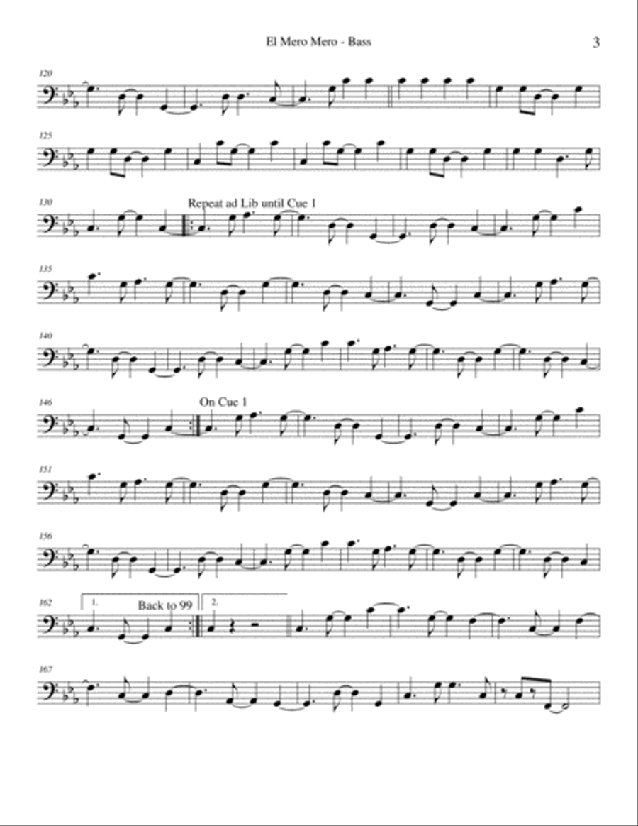 El Mero Mero Jazz Ensemble scores gallery preview page 3