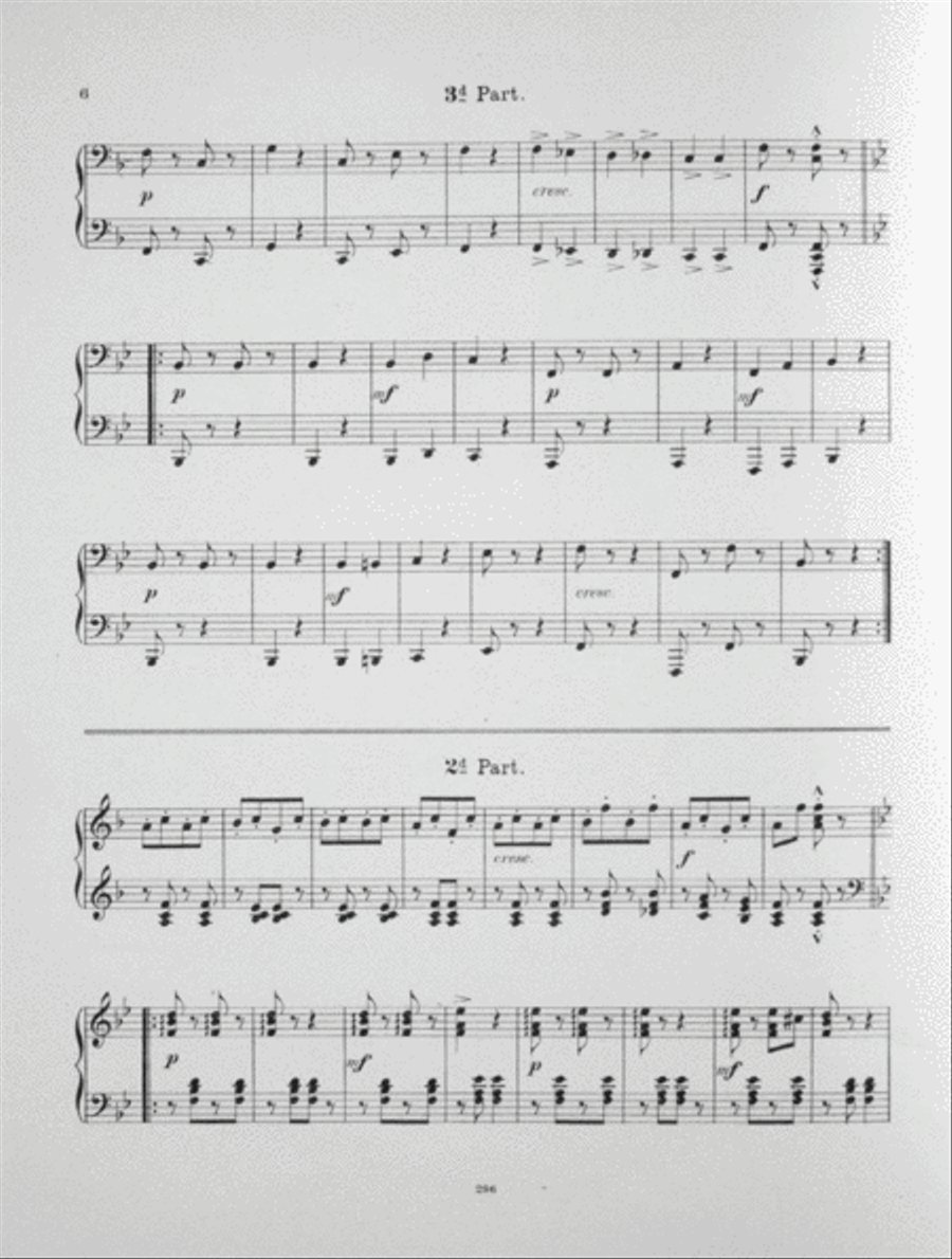 The June-bugs Dance. Tanz der Maikafer. Danse d'un Hanneton. Polka Rondo pour Piano Piano scores gallery preview page 6
