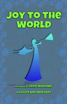 Book cover for Joy to the World, Jazz Style, for Flute and Oboe Duet