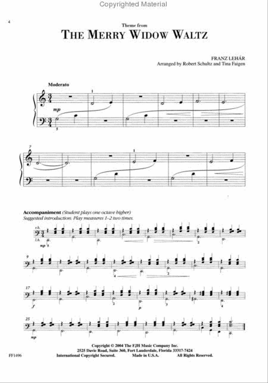 The Five-Finger Piano Books -- Classical Themes Easy Piano scores gallery preview page 2