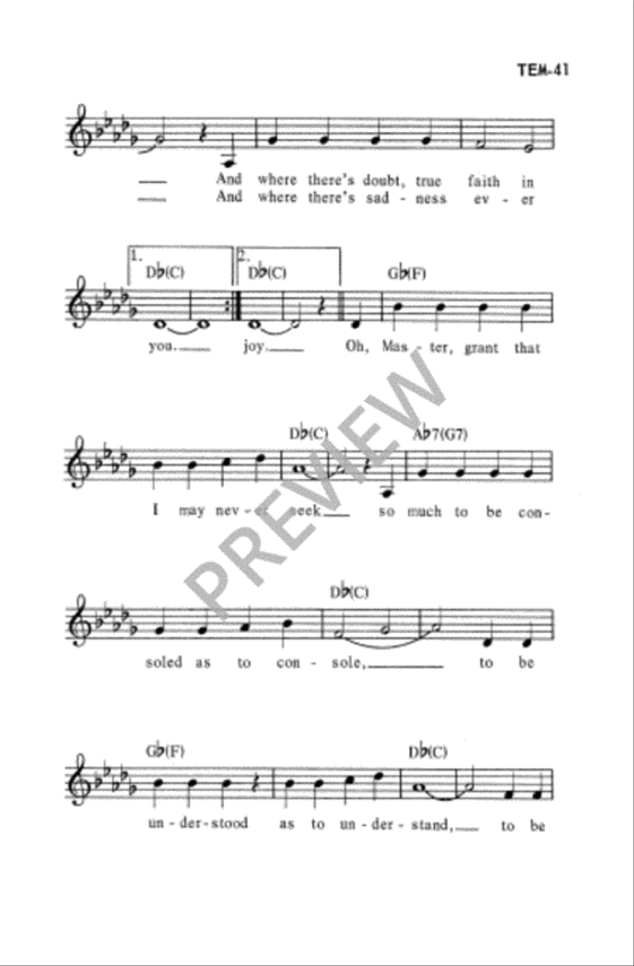 Happy the Man Unison Choir scores gallery preview page 17