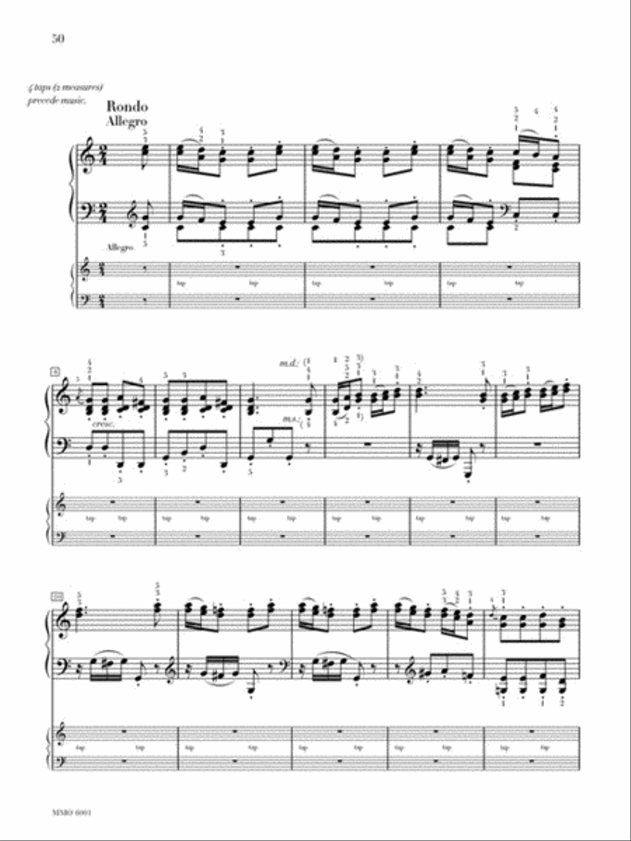 Beethoven – Concerto No. 1 in C Major, Op. 15 Piano Solo scores gallery preview page 4