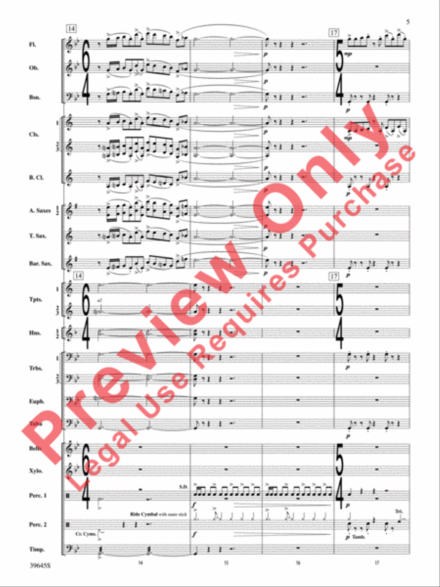 Whirlybird Whirlybird Concert Band scores gallery preview page 6
