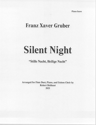 Silent Night for Flute Duet and Piano (F. X. Gruber)
