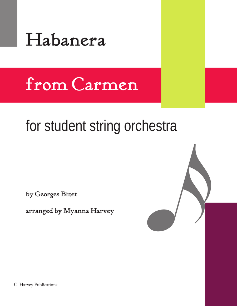 Habanera from Carmen for String Orchestra with Preparatory Exercises String Orchestra scores gallery preview page 1