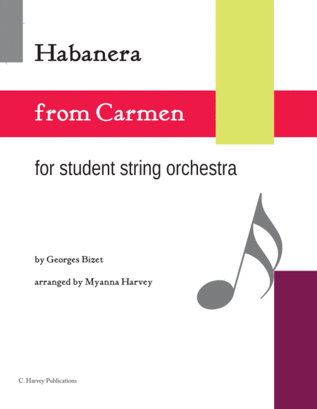 Habanera from Carmen for String Orchestra image number null