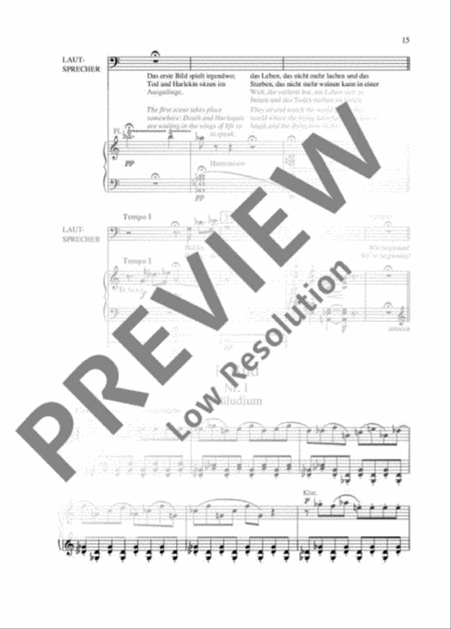 The Emperor of Atlantis Saxophone scores gallery preview page 14