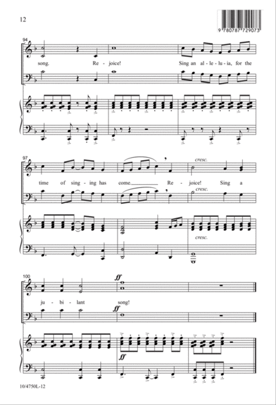 Christmas Fanfare Christmas Fanfare 3-Part scores gallery preview page 12