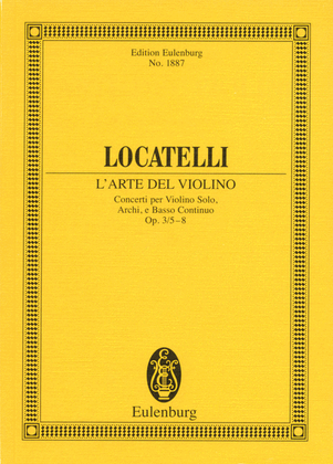 Book cover for L'Arte del Violino Op. 3, Nos. 5-8