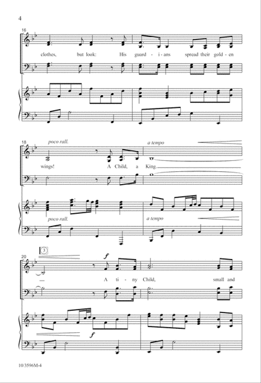 A Child, A King 4-Part scores gallery preview page 5