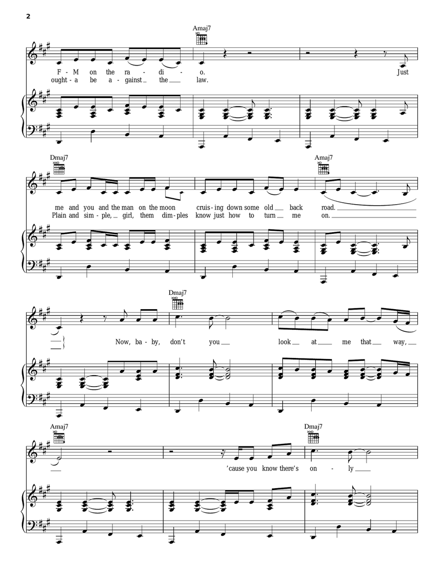 Make Me Wanna Make Me Wanna Acoustic Guitar scores gallery preview page 2