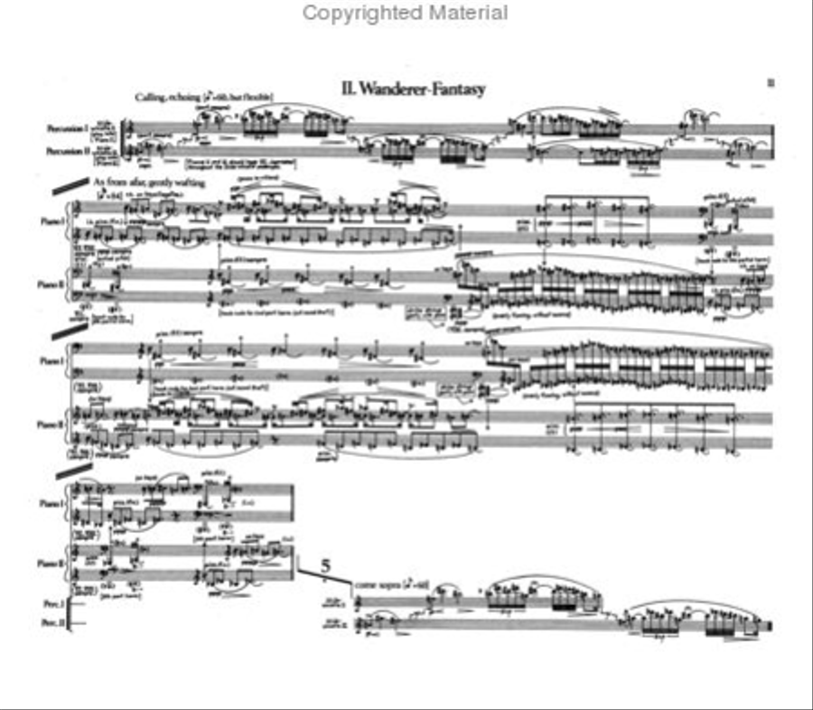 Music for a Summer Evening (Makrokosmos III) Small Ensemble scores gallery preview page 3
