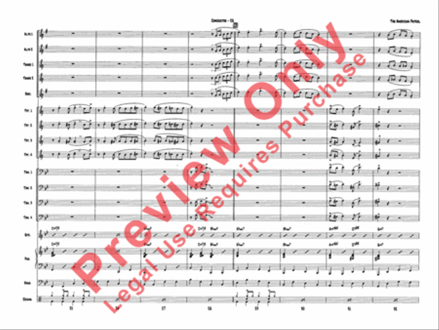 Superset #5: The Patriotic Collection (Medley) Jazz Ensemble scores gallery preview page 29
