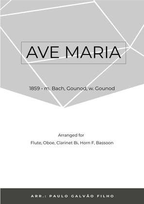 Book cover for Ave Maria - Wind Quintet