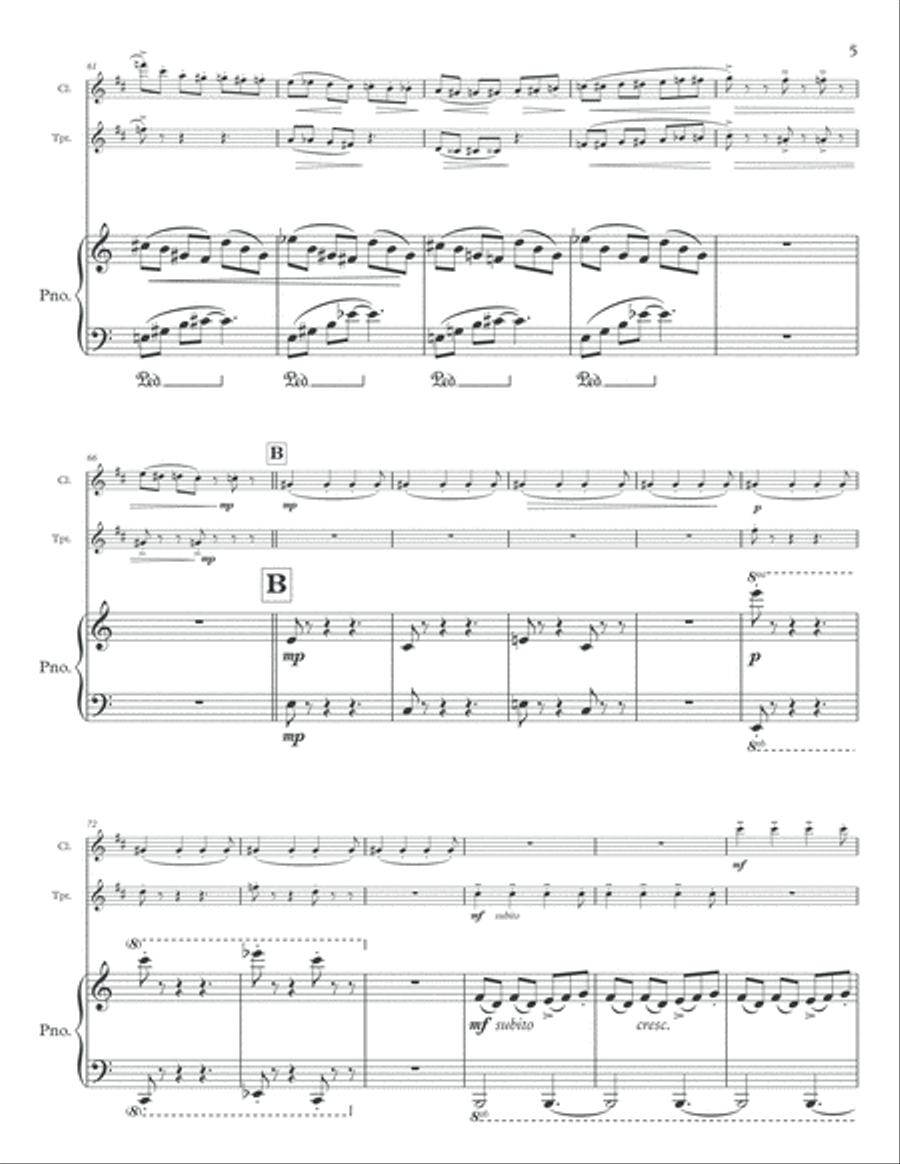 The Four Seasonings Clarinet scores gallery preview page 6