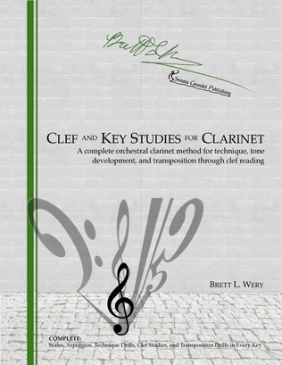 Clef and Key Studies for Clarinet