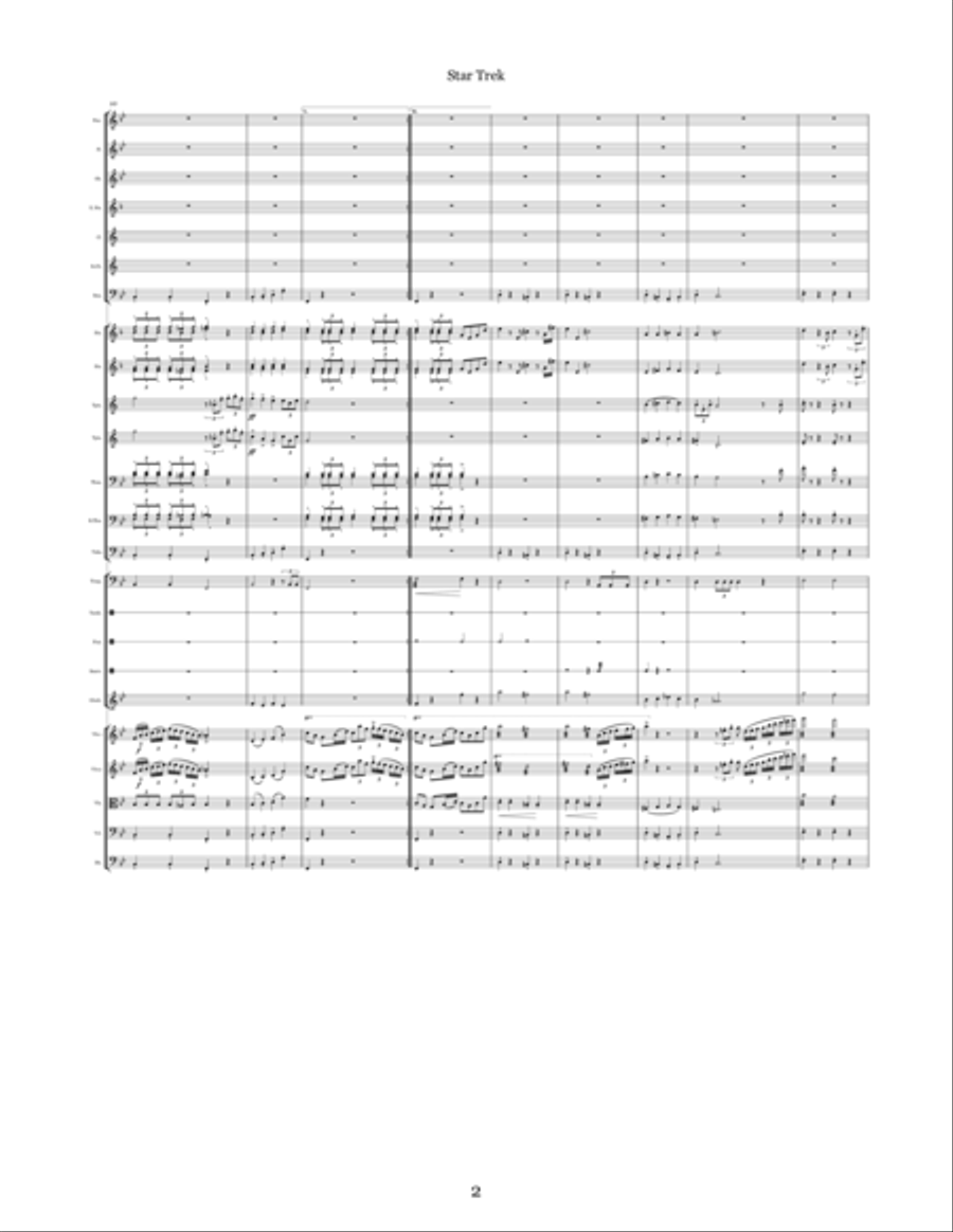 Star Trek(r) The Motion Picture Full Orchestra scores gallery preview page 4