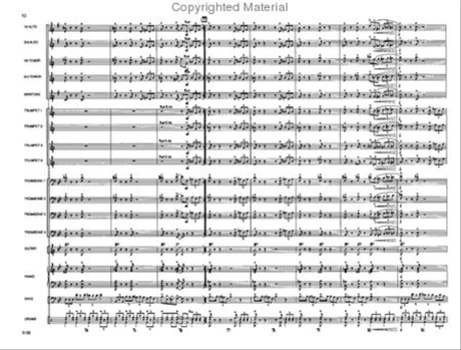 Touchin' All The Basses Touchin' All The Basses Jazz Ensemble scores gallery preview page 11