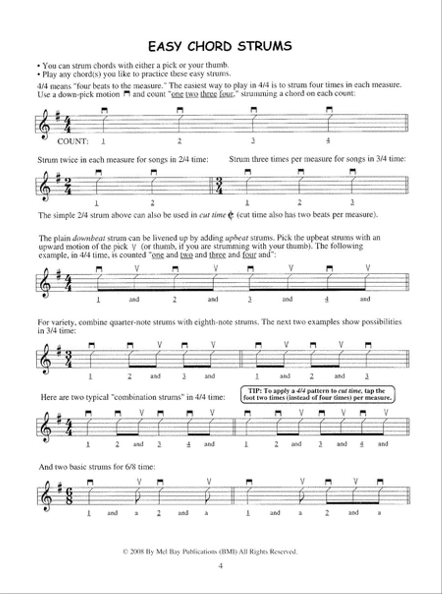101 Three-Chord Country & Bluegrass Songs Acoustic Guitar scores gallery preview page 5