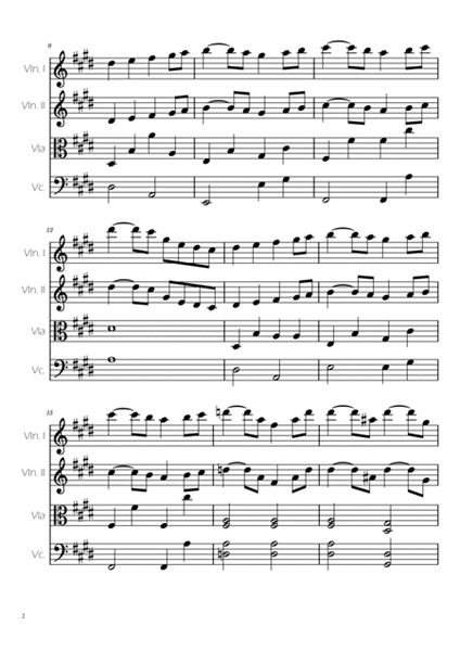 Swan Lake (theme) - Tchaikovsky - String Quartet image number null