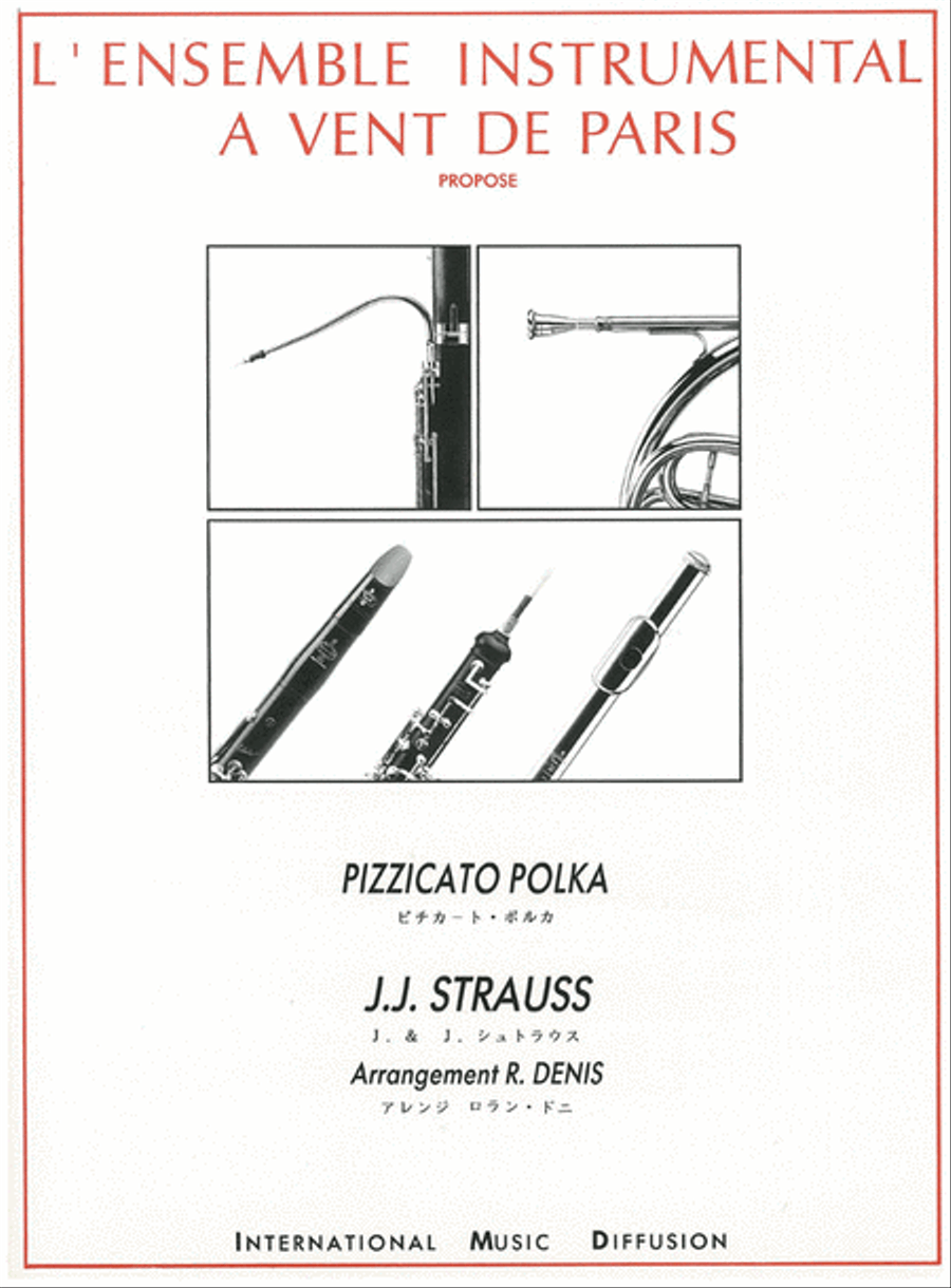 Pizzicato Polka Woodwind Quintet scores gallery preview page 1