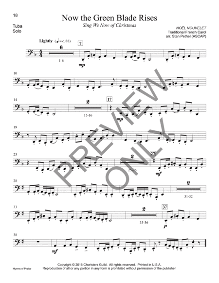 Hymns of Praise - Tuba image number null