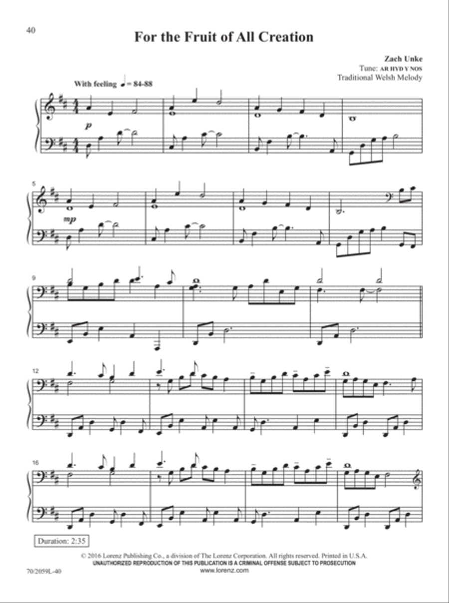 The Church Pianist's Library, Vol. 21 Piano Solo scores gallery preview page 23