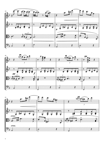 Serenade (Standchen, D957) for String Quartet image number null