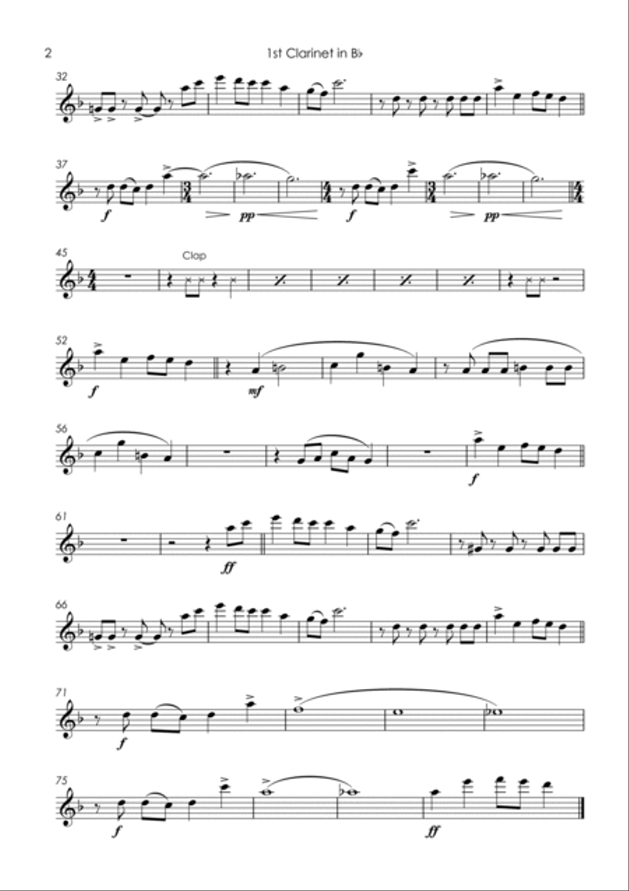Toxic Toxic Clarinet Quartet scores gallery preview page 4