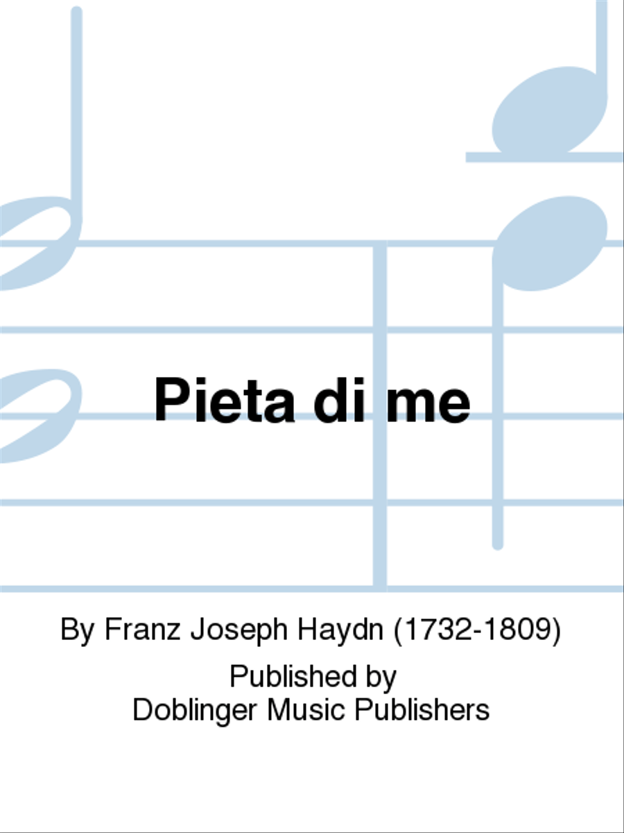 Pieta di me Voice scores gallery preview page 1
