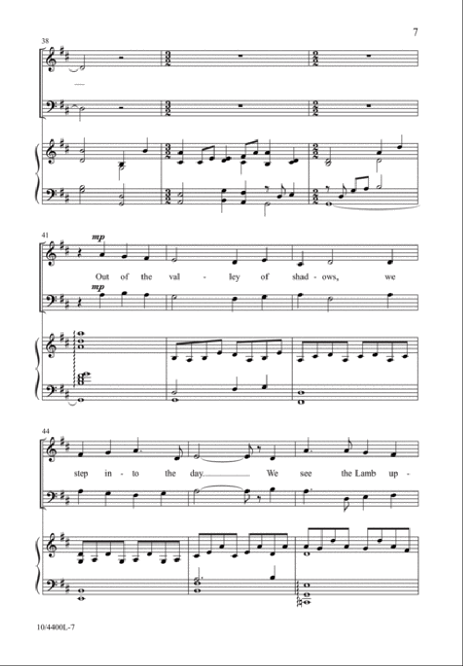 Dwell in the Light Forevermore 4-Part scores gallery preview page 7