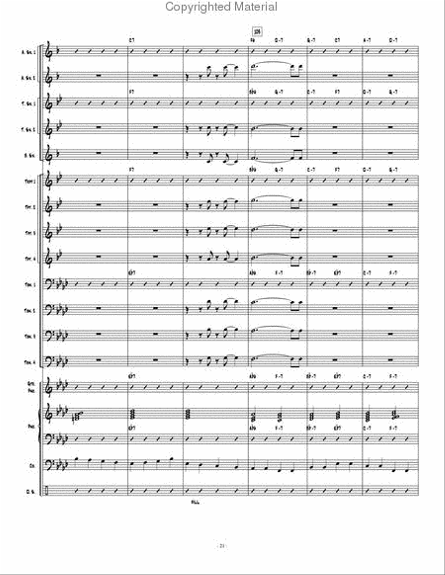 Don't Get Caught Jazz Ensemble scores gallery preview page 24