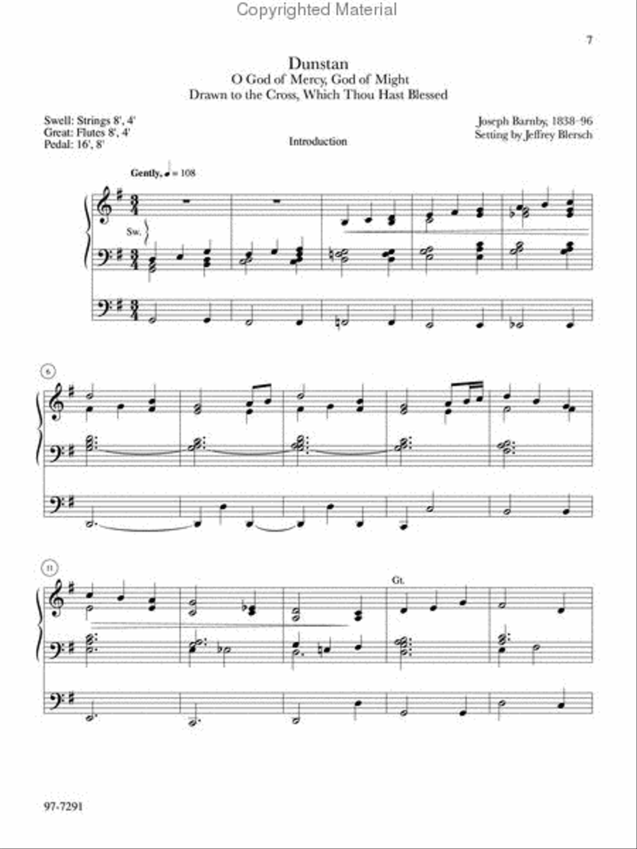 Introductions, Harmonizations, Accompaniments, Interpretations, Vol. 5 Organ scores gallery preview page 3