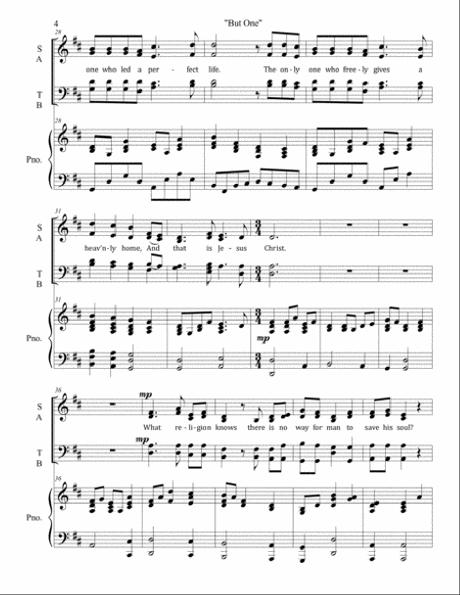 But One 4-Part scores gallery preview page 4