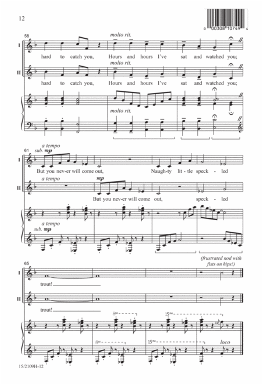 Songs from the Shore 2-Part scores gallery preview page 12