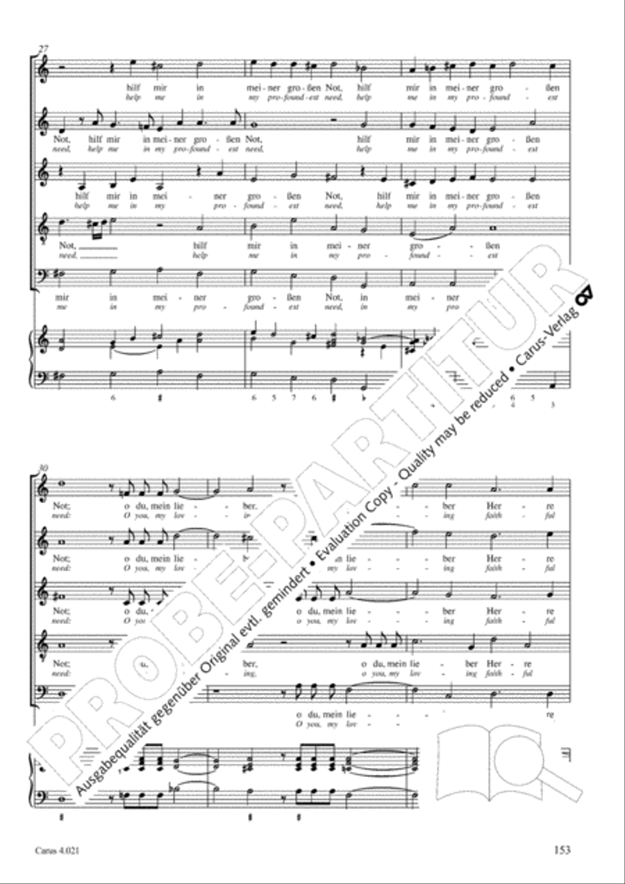 Schein: Israelsbrunnlein. Fontana d'Israel. Complete edition Choir scores gallery preview page 160