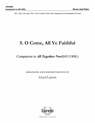 Book cover for O Come, All Ye Faithful - Score and Parts