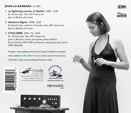 The Early Immersive Music of Joan La Barbara (Bonus BluRay)