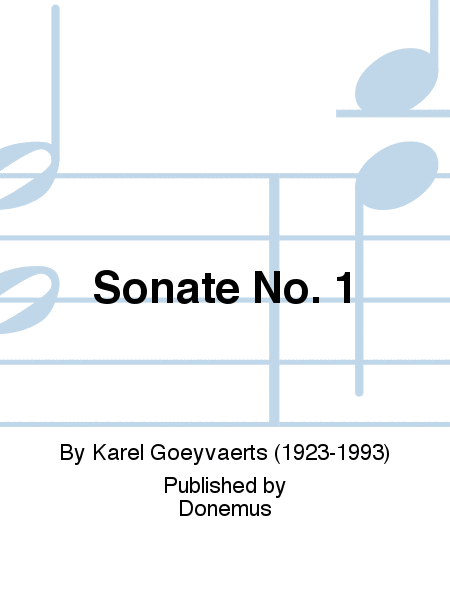 Sonate No. 1