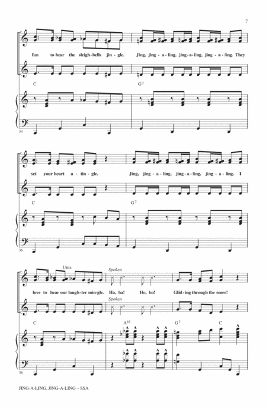 Jing-A-Ling, Jing-A-Ling SSA scores gallery preview page 6