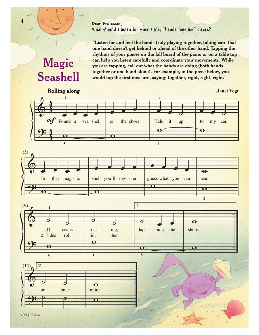 Ask the Professor - Level 1A (Digital Download) Piano Method scores gallery preview page 4