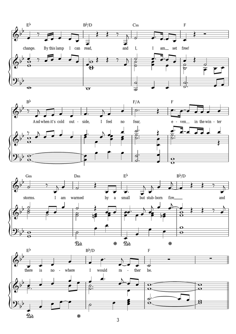 My House (from Matilda The Musical) Piano, Vocal scores gallery preview page 3
