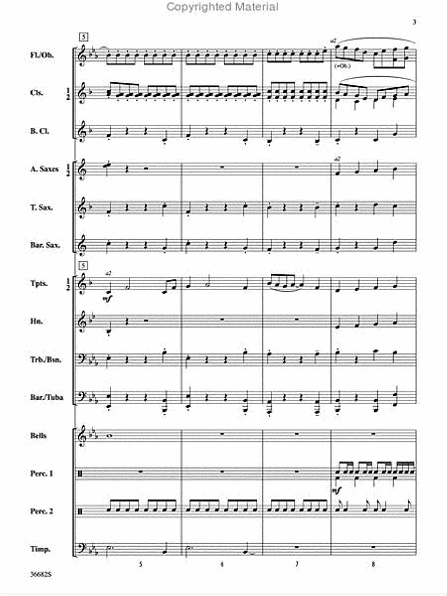Air Force One Concert Band scores gallery preview page 3