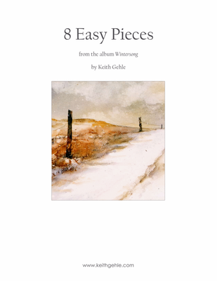 Book cover for "8 Easy Pieces from Wintersong" for solo classical fingerstyle guitar
